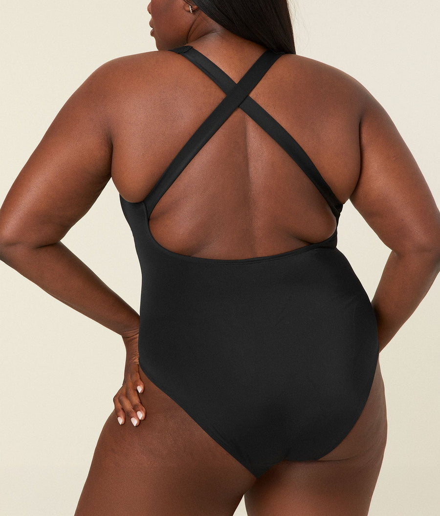 The Tulum One Piece - Flat - Black - Classic