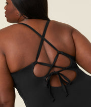 The Fiji One Piece - Eco Nylon - Black - Long Torso