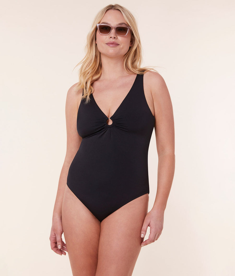 The Bonita One Piece - Eco Nylon - Black - Classic