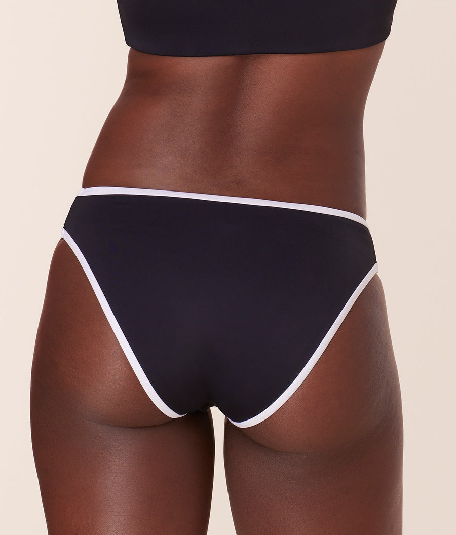 The Bells Bikini Bottom - Eco Nylon - Black