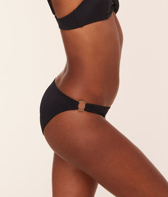 The Bonita Bikini Bottom - Eco Nylon - Black