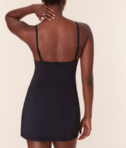The Amalfi Swim Dress - Eco Nylon - Black