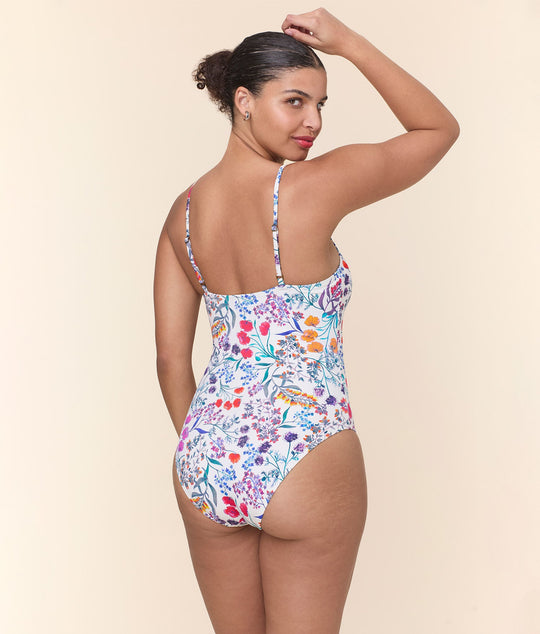 The Amalfi One Piece - Eco Nylon - Botanical Floral - Classic