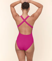 The Tulum One Piece - Eco Nylon - Fuchsia - Long Torso