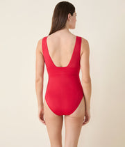 The Mykonos One Piece - Eco Nylon - Cherry Red - Classic