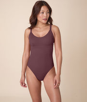 The Honolulu One Piece - Eco Nylon - Mink - Long Torso