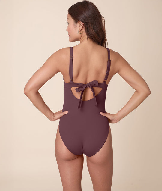 The Honolulu One Piece - Eco Nylon - Mink - Classic