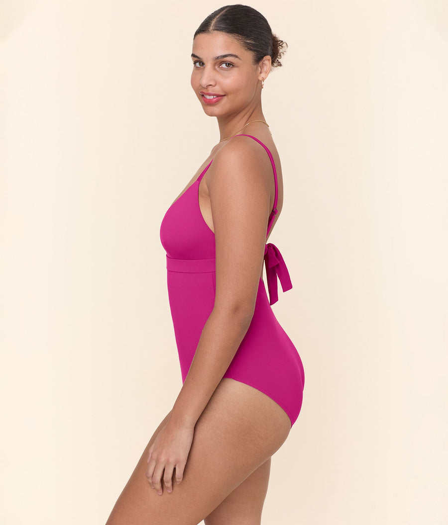 The Honolulu One Piece - Eco Nylon - Fuchsia - Classic