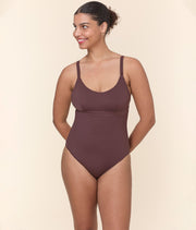 The Honolulu One Piece - Eco Nylon - Mink - Long Torso