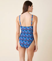 The Marco One Piece - Eco Nylon - Blue Dandelion - Classic