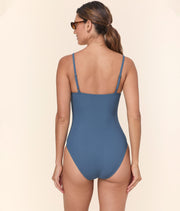 The Amalfi One Piece - Eco Ribbed - Slate - Classic