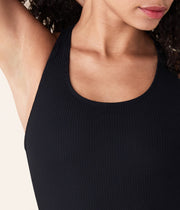 The Tulum One Piece - Ribbed - Black - Classic