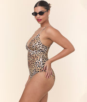 The Lanikai One Piece - Eco Nylon - Leopard - Classic