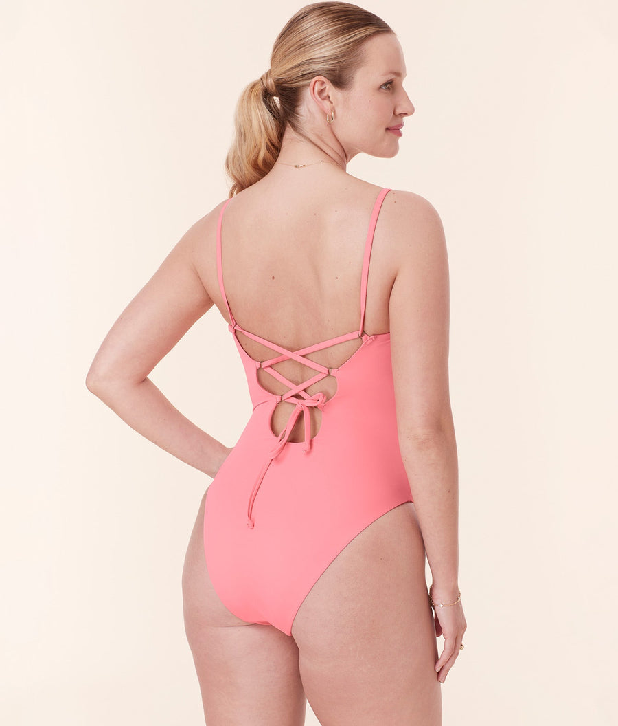 The Cabarete One Piece - Eco Nylon - Petal - Classic