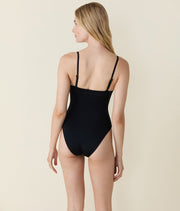 The Lanikai One Piece - Eco Nylon - Black - Long Torso