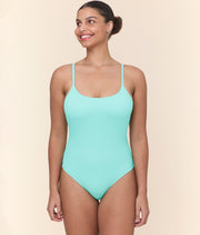 The Amalfi One Piece - Wide Rib - Opal - Long Torso
