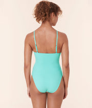 The Amalfi One Piece - Wide Rib - Opal - Long Torso