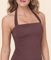 The Aleta One Piece - Eco Nylon - Mink - Classic