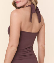 The Aleta One Piece - Eco Nylon - Mink - Classic