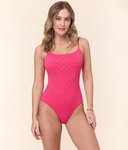 The Jetties One Piece - Eyelet - Begonia - Classic