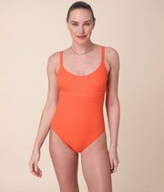 The Honolulu One Piece - Eco Ribbed - Vermillion - Classic