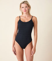 The Lucaya One Piece - Smocked - Black - Classic
