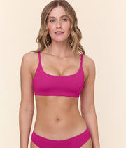 The Maui Bikini Top - Eco Nylon - Fuchsia
