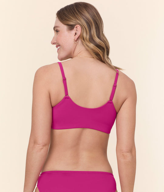 The Maui Bikini Top - Eco Nylon - Fuchsia