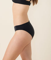 The Classic Bikini Bottom - Flat - Black