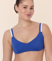 The Rockley Bikini Top - Eco Nylon - Mazarine