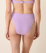 The 90s High Waist Bikini Bottom - Seersucker - Lupine