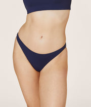 The Cheeky Bikini Bottom - Flat - Navy
