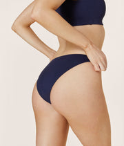 The Cheeky Bikini Bottom - Flat - Navy