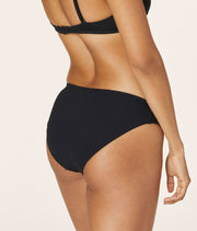 The Classic Bikini Bottom - Ribbed - Black