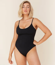 The Amalfi One Piece - Eco Nylon - Black - Classic
