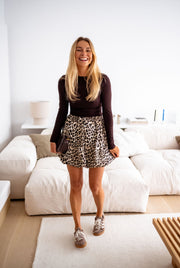 Leopard Justin Skirt