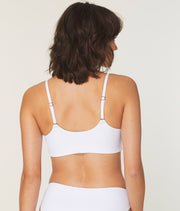 The Maui Bikini Top - Eco Nylon - White
