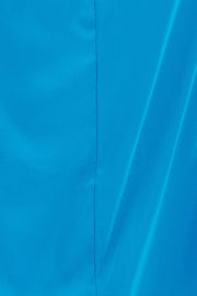 Blue Cutout Midi Dress