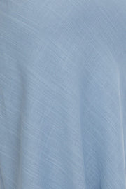 Blue Midi Dress Halter Neck