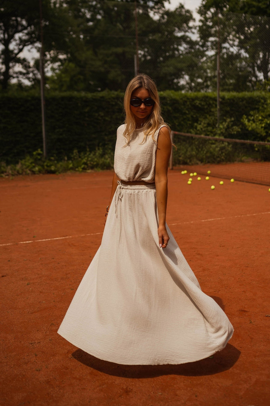 Beige Alyssa Skirt