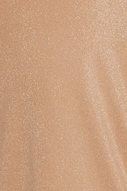 Gold Midi Dress Sleeveless