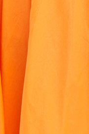 Orange A Line Dress Midi